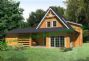 nice designed villa wooden house